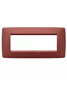 Gewiss gw16106vr une plaque rubis 6p